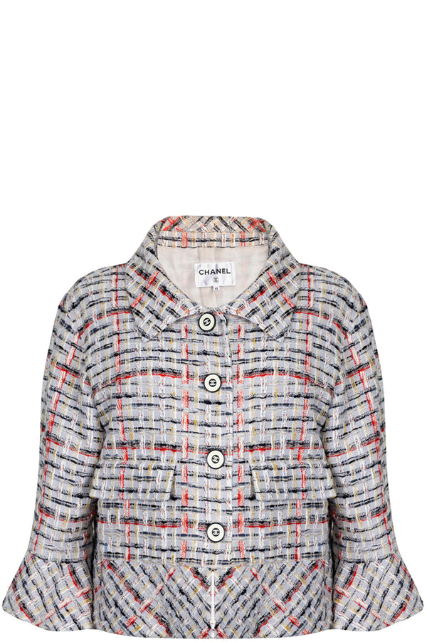 CHANEL 18P Tweed Jacket Multicolor