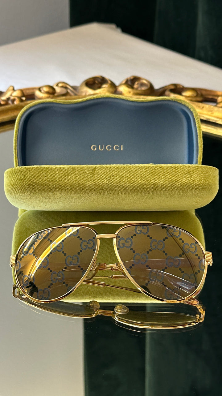 GUCCI GG1513S Sunglasses Gold
