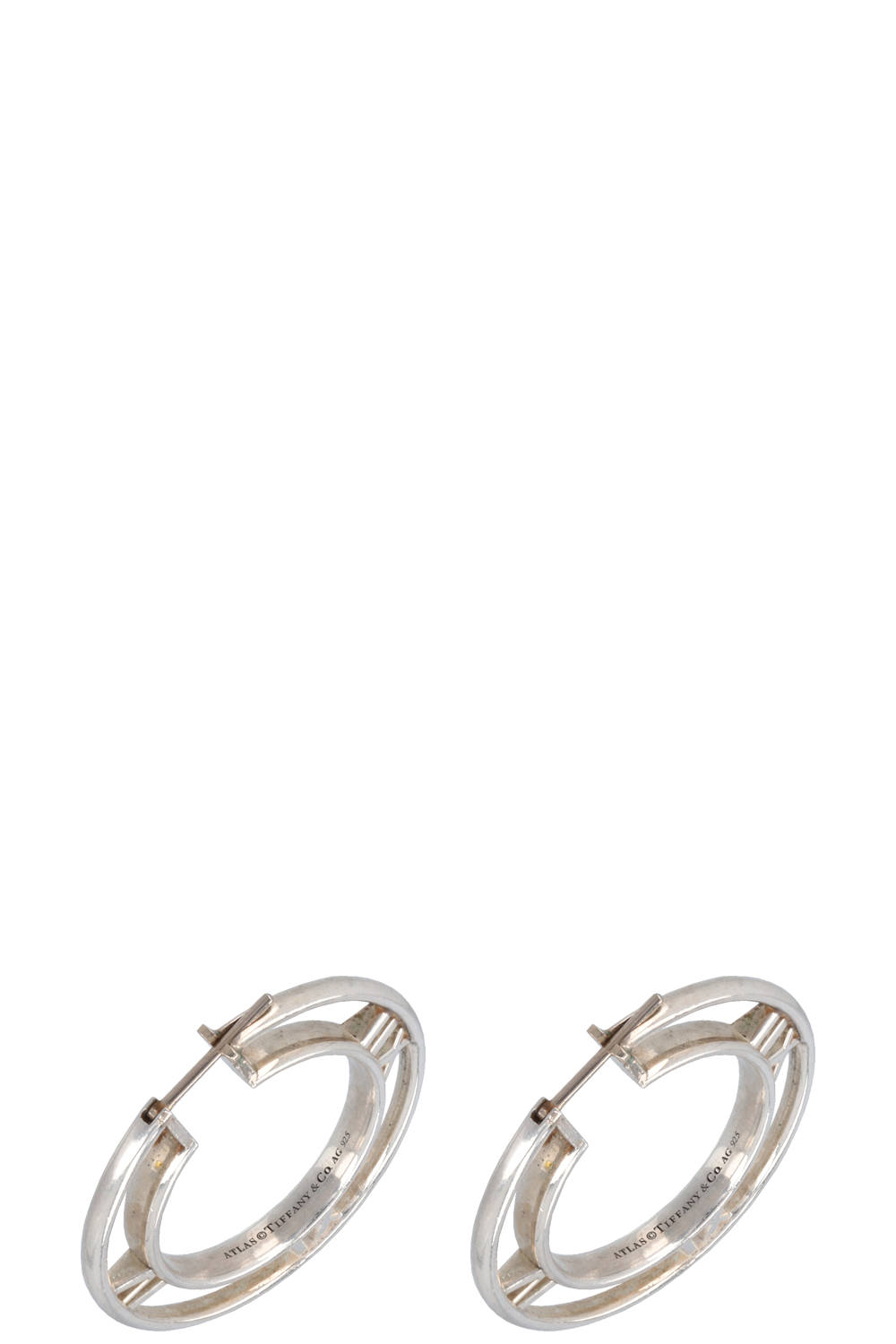 TIFFANY&amp;CO. Atlas Horizontal Bracelet And Earrings Silver