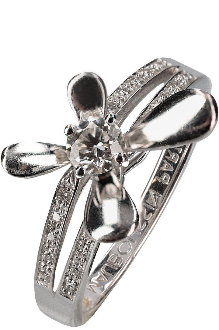 MAUBOUSSIN Moi Aimer Toi Ring White Gold Diamonds