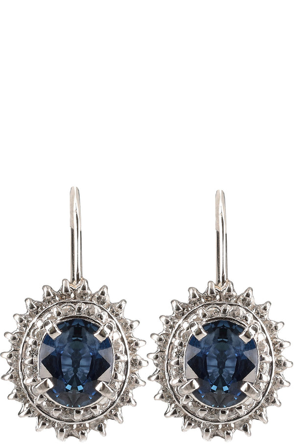 VINTAGE JEWELRY Earrings Sapphire Platinum