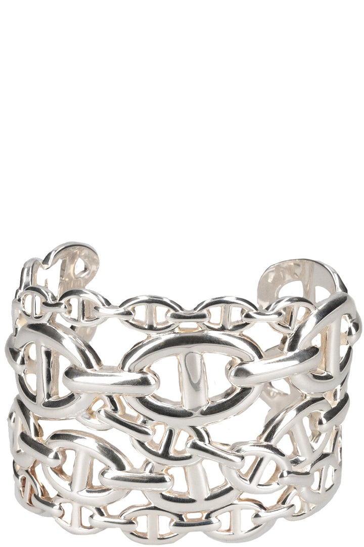 HERMÈS Chain De Ancre Enchainee Cuff Silver