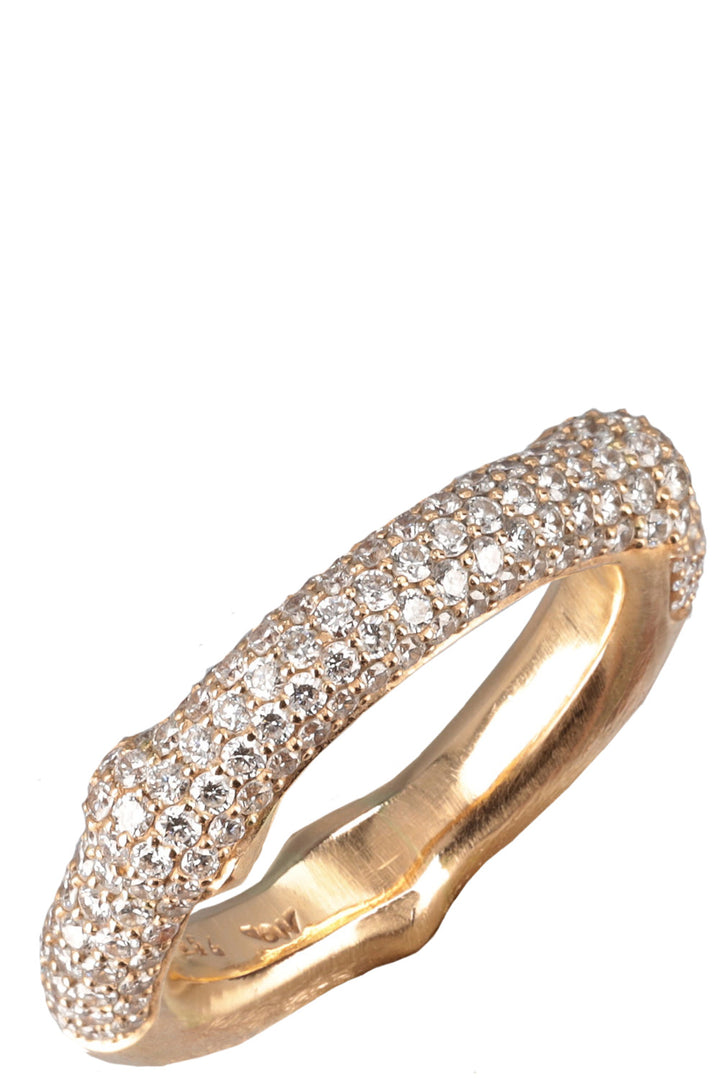 Bague SCHMUCKLOKAL en or rose et diamants