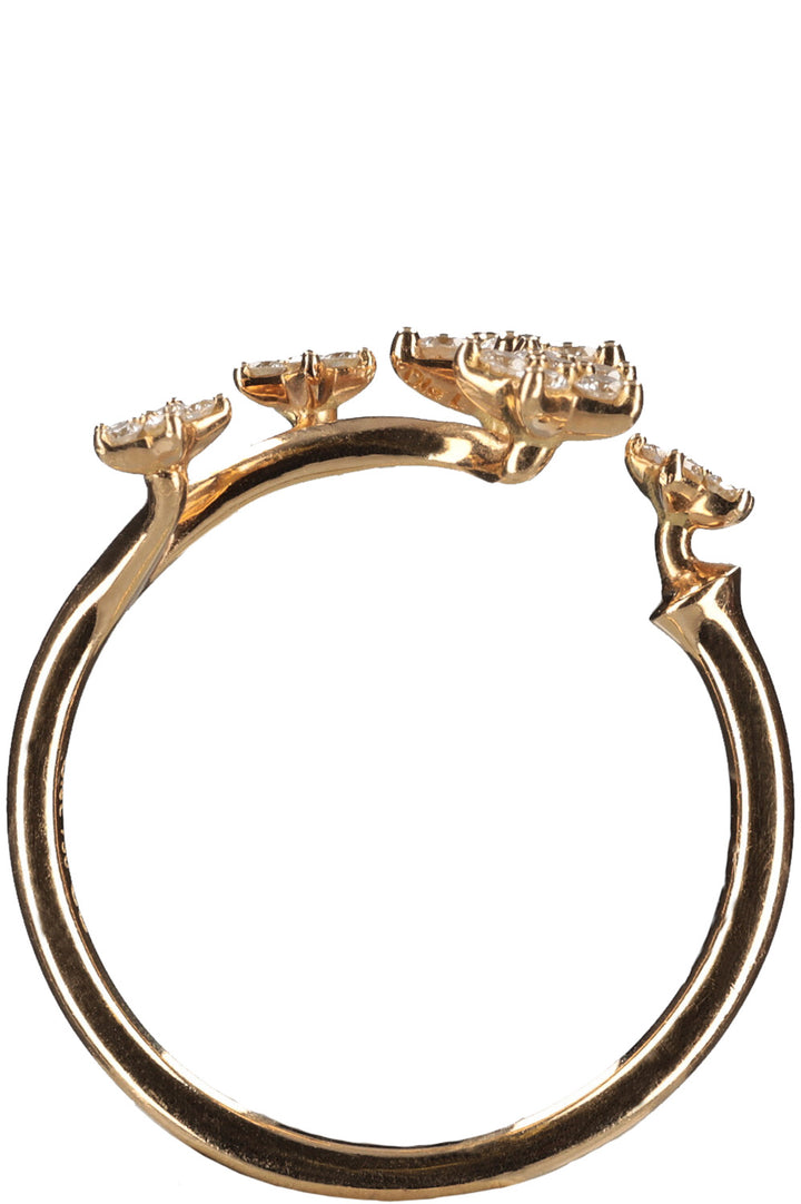 OLE LYNGGAARD Shooting Stars Ring 18 Karat Gold