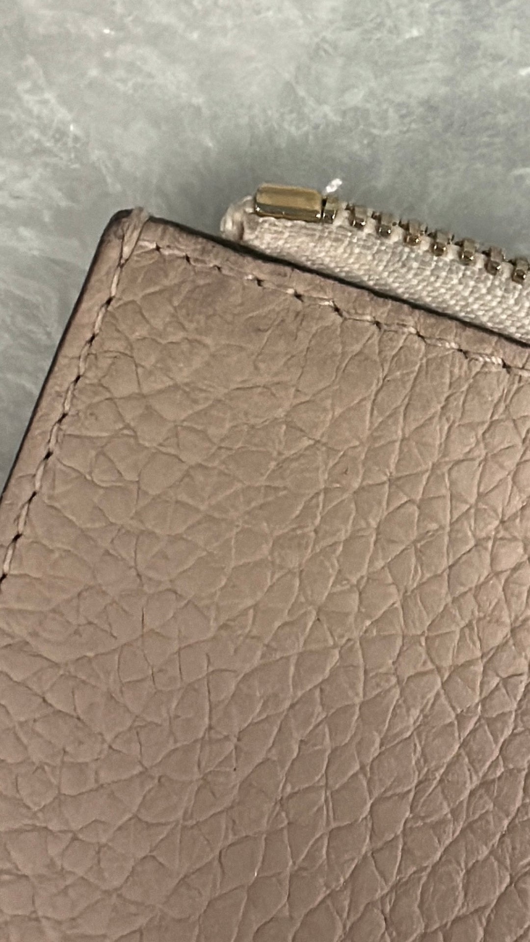 CHRISTIAN DIOR Pochette Leather Pink