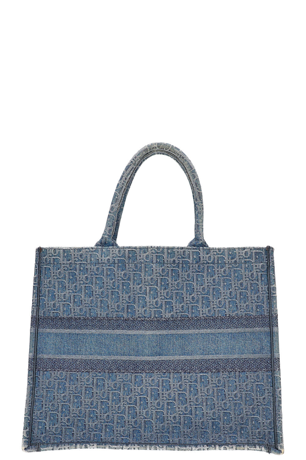 CHRISTIAN DIOR Book Tote Oblique Blue