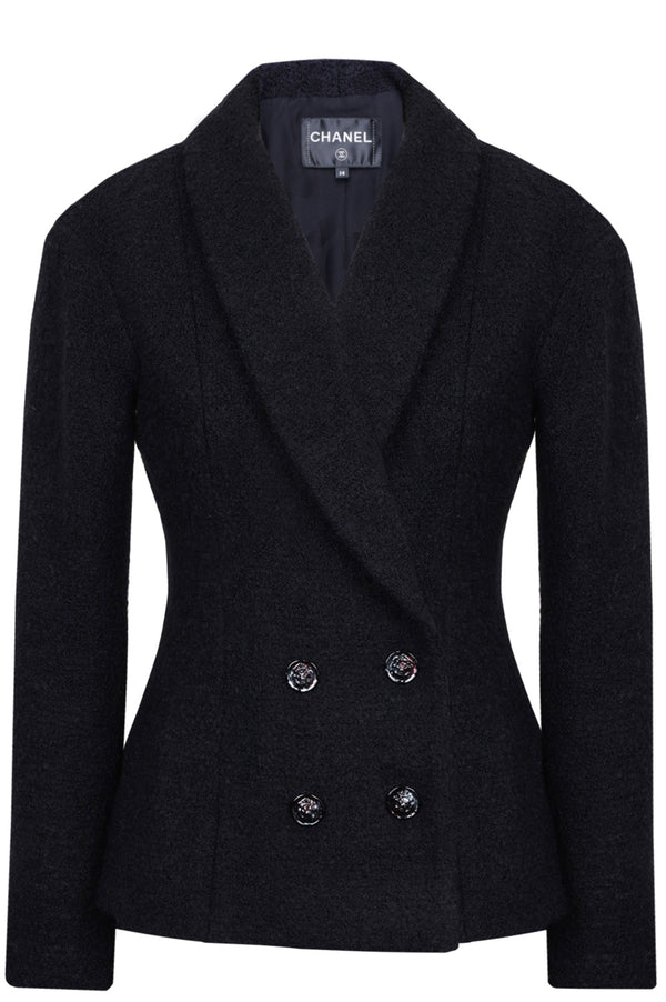 CHANEL 2022 Blazer Bouclé Noir