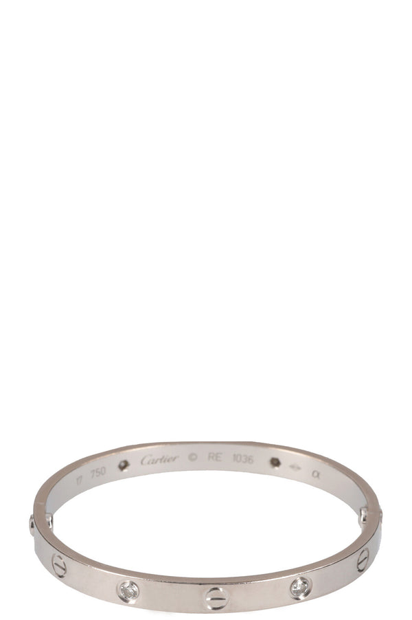 CARTIER Bracelet Love Or blanc Diamants