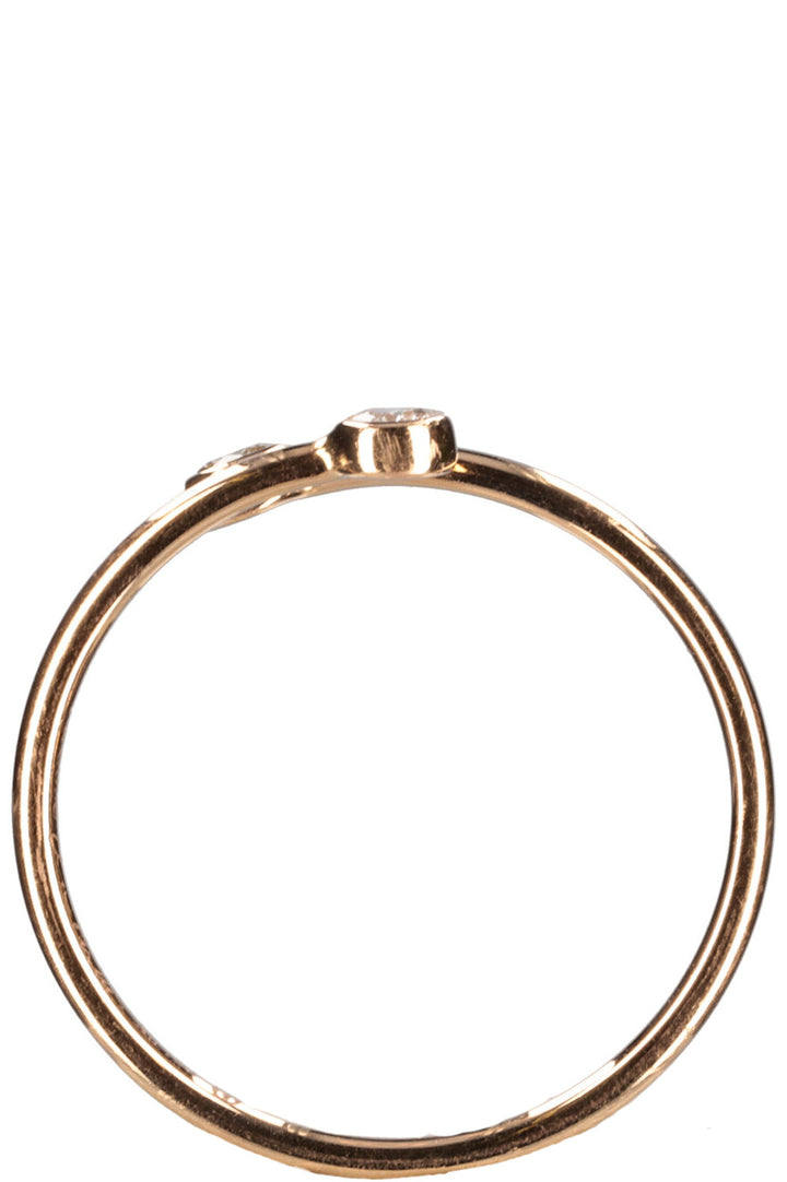 TIFFANY&C0 Hoop Ring Rose Gold Diamonds