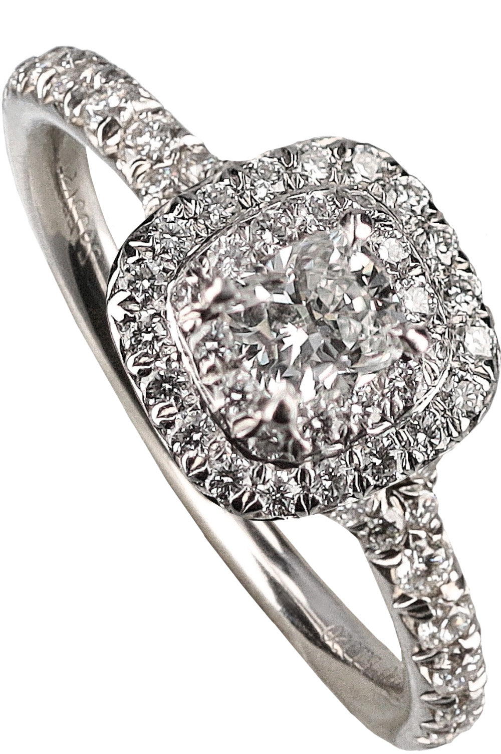 TIFFANY&CO. Soleste Cushion Diamond Ring