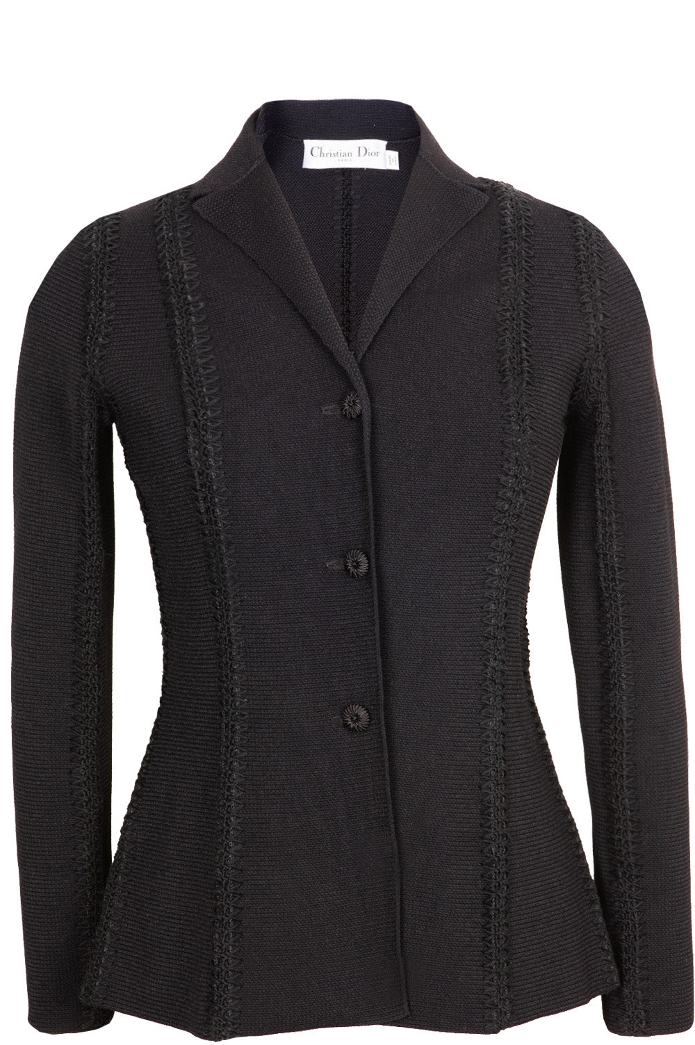 CHRISTIAN DIOR Montaigne Knit Bar Jacket