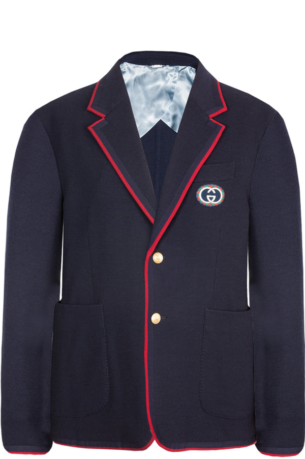 Veste en maille GUCCI Bleu