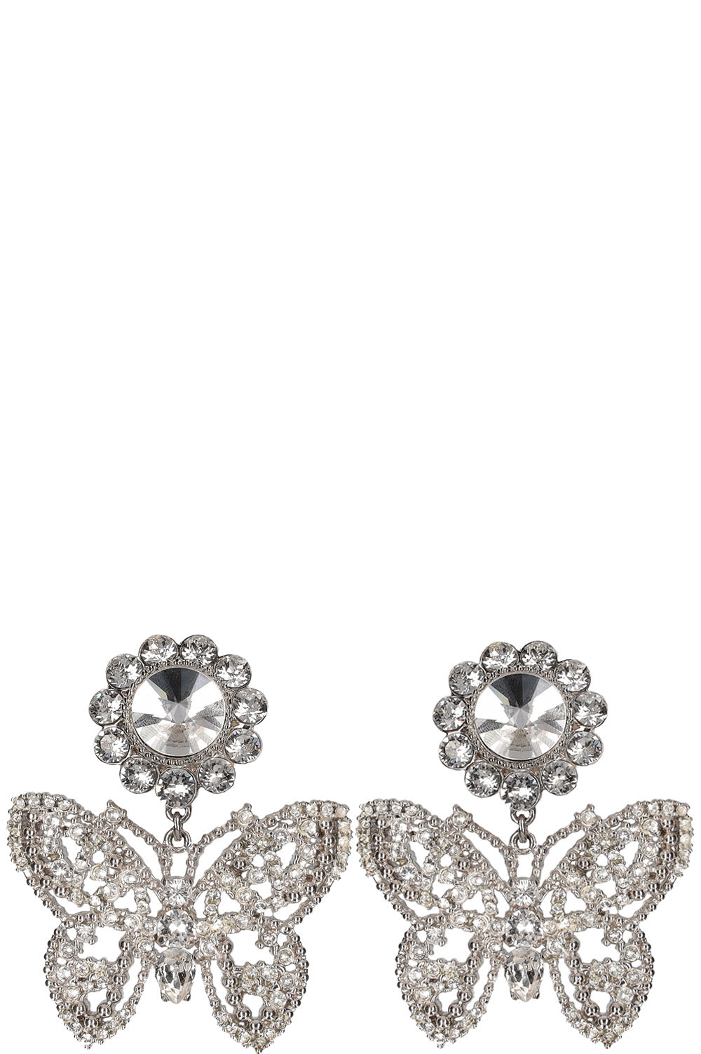 MIUMIU Clip Earrings Butterfly