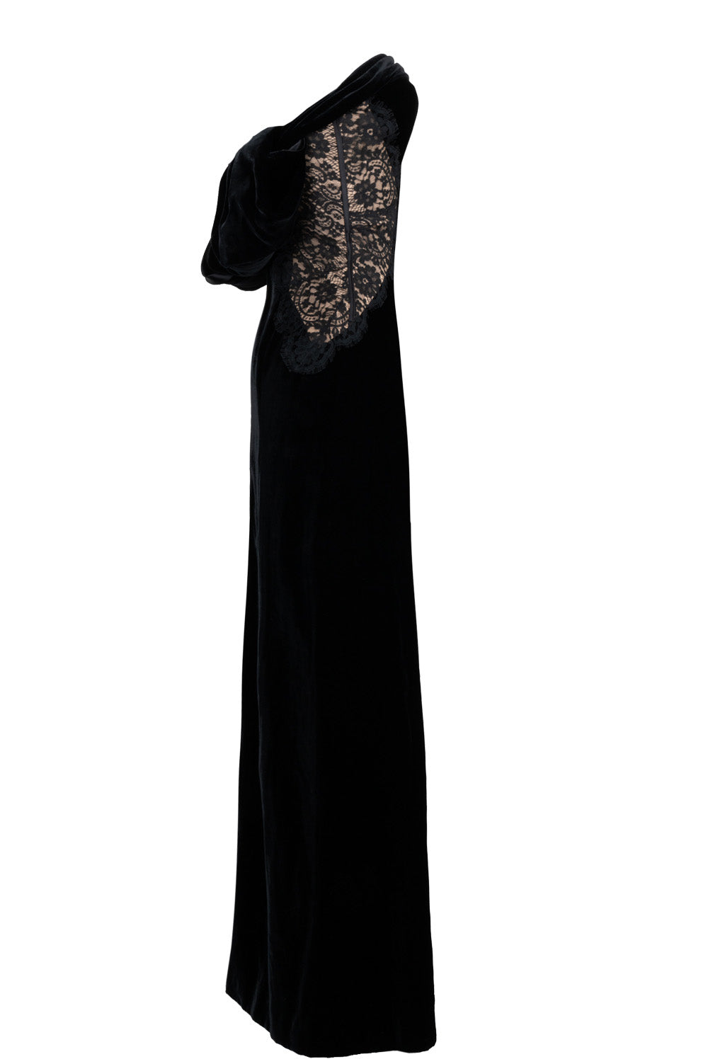 TOM FORD Dress Velvet Lace Black REAWAKE TOM FORD Dress Velvet Lace Black REAWAKE