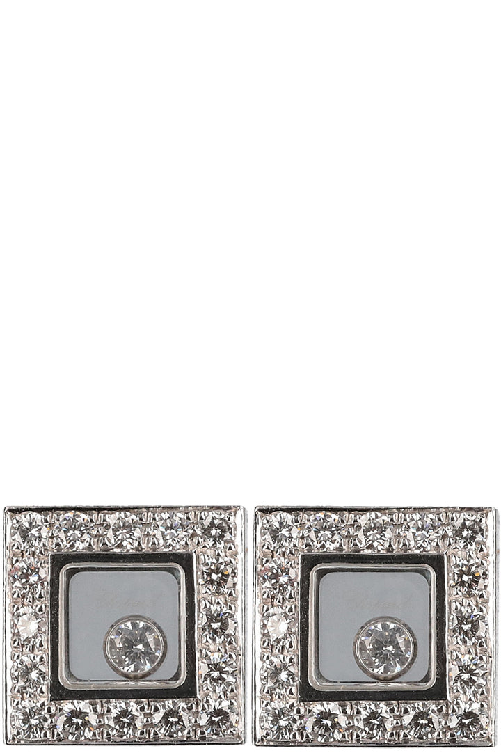 CHOPARD Happy Diamonds Square Earrings