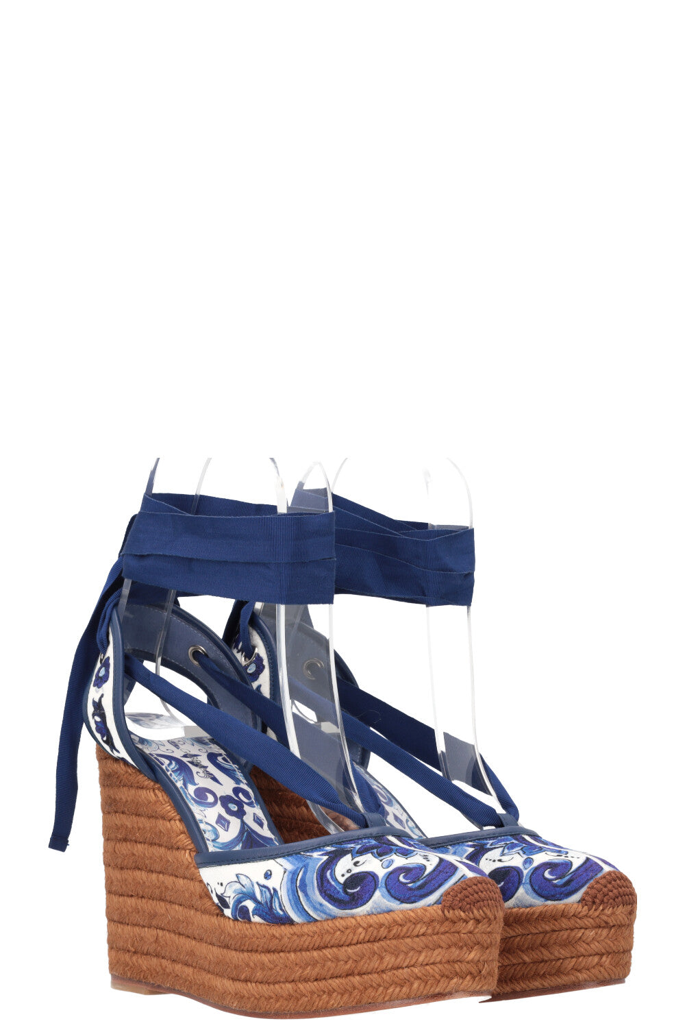 DOLCE&GABBANA Majolica Wedges Blue