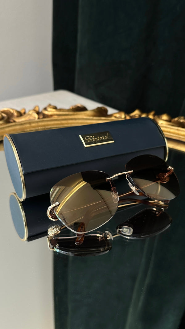 CHOPARD SCHB22S Sunglasses Gold