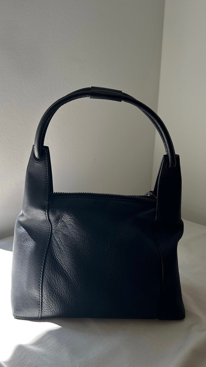 GUCCI Shoulder Bag Leather Black