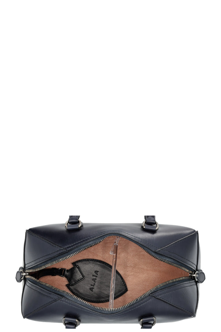 ALAÏA Trapez Bag Leather Navy