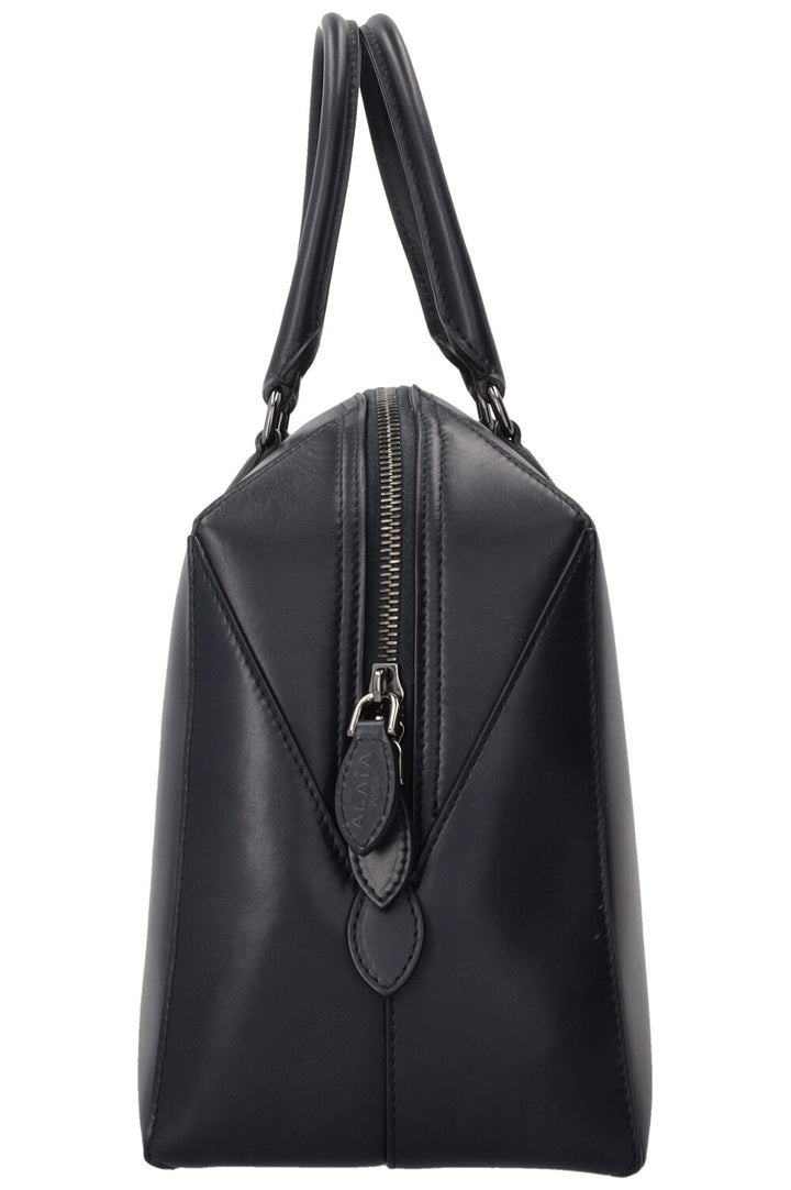 ALAÏA Trapez Bag Leather Navy