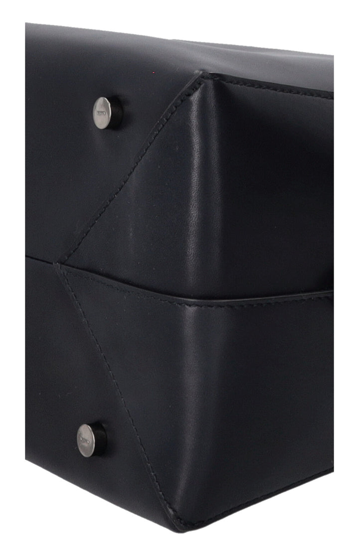 ALAÏA Trapez Bag Leather Navy