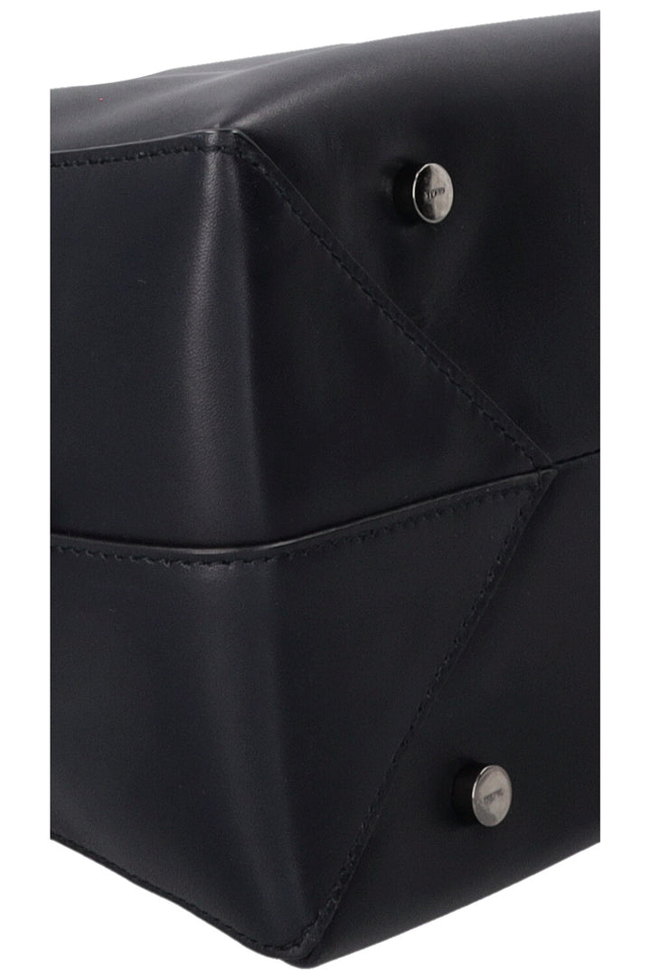ALAÏA Trapez Bag Leather Navy