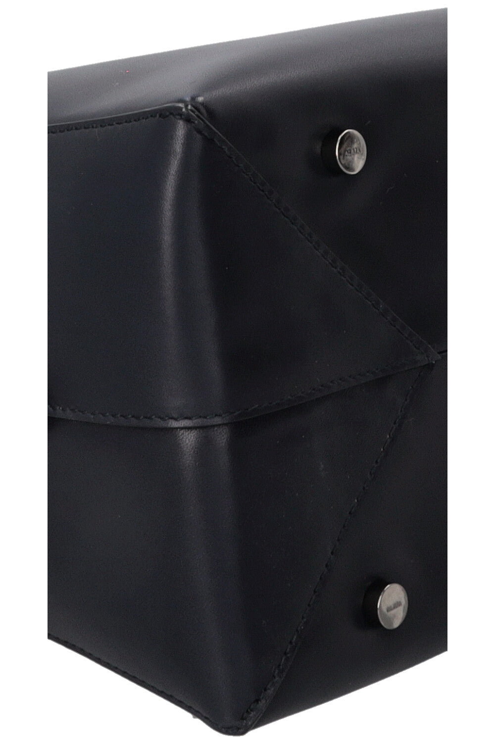 ALAÏA Trapez Bag Leather Navy