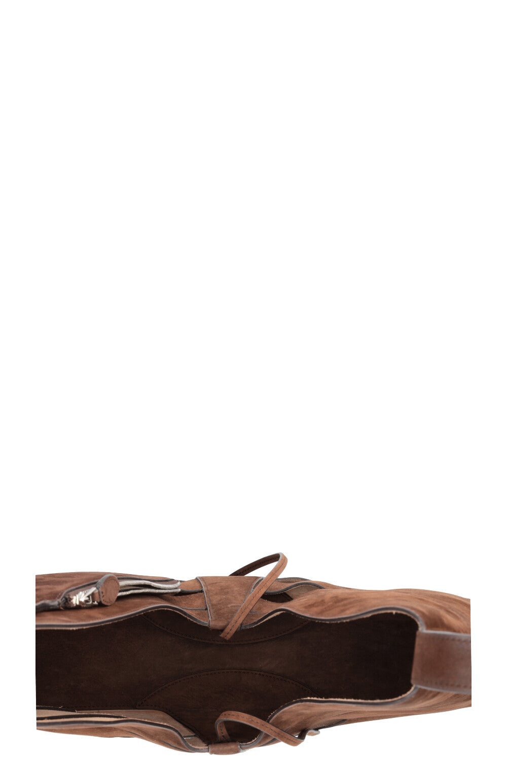 ALAÏA Delta Hobo Bag Suede Brown