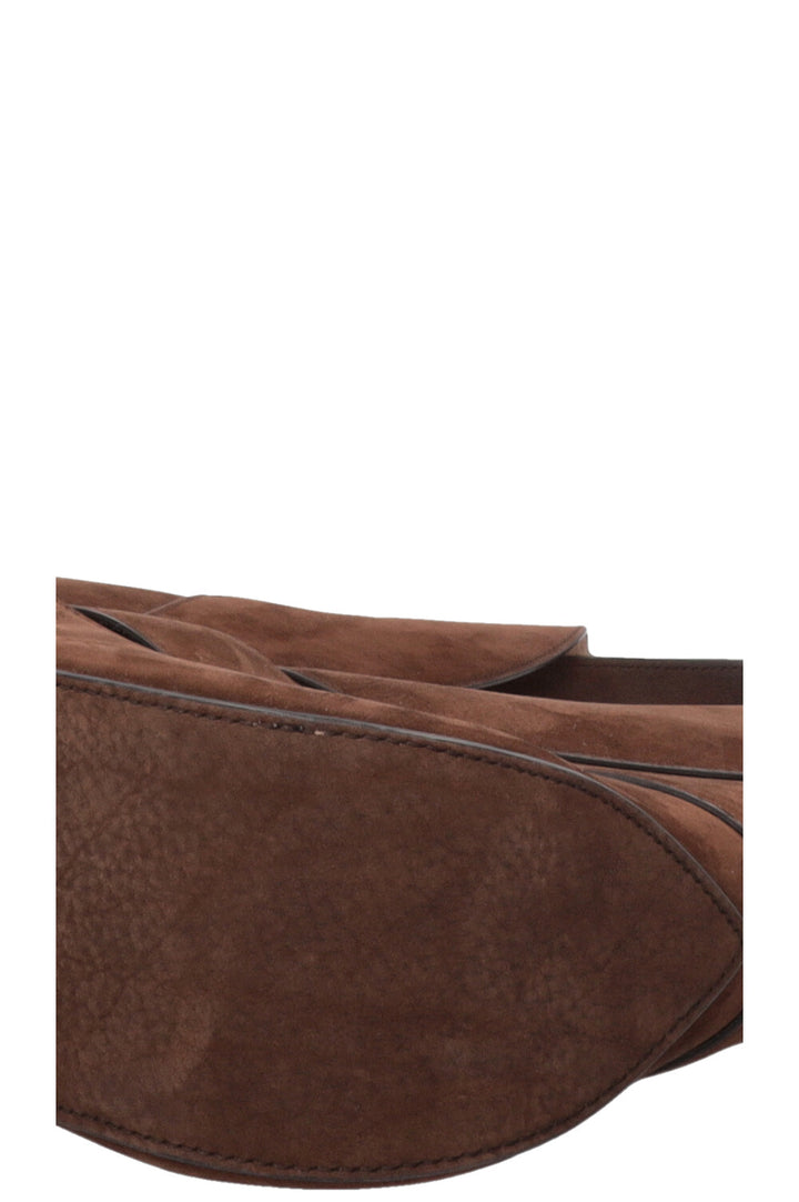 ALAÏA Delta Hobo Bag Suede Brown