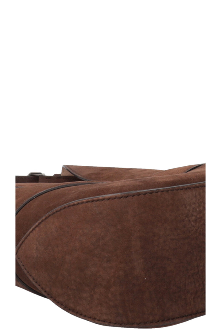 ALAÏA Delta Hobo Bag Suede Brown