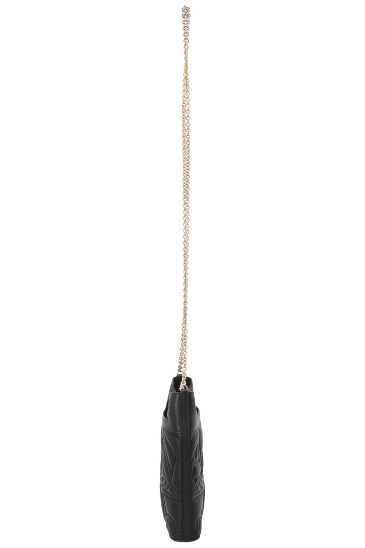 ALEXANDER MCQUEEN Embroidered Bucket Bag Mini Black