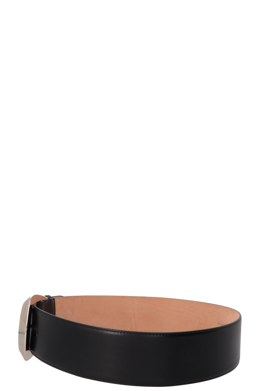 ALEXANDER MCQUEEN Geometric Buckle Belt Black
