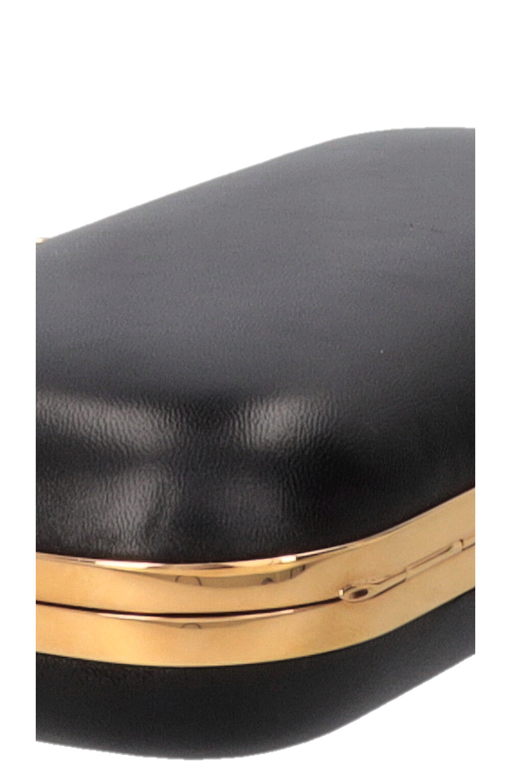 ALEXANDER MCQUEEN Pochette Knuckle Box noire