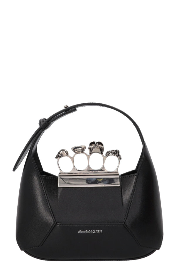 ALEXANDER MCQUEEN The Jewelled Hobo Bag Black