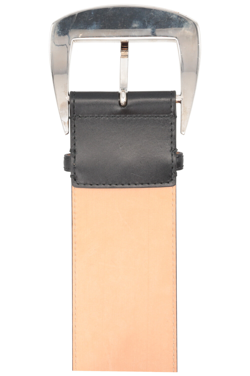ALEXANDER MCQUEEN Geometric Buckle Belt Black