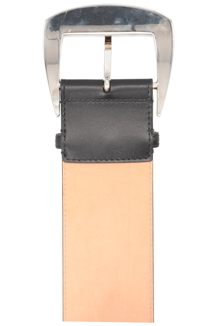 ALEXANDER MCQUEEN Geometric Buckle Belt Black