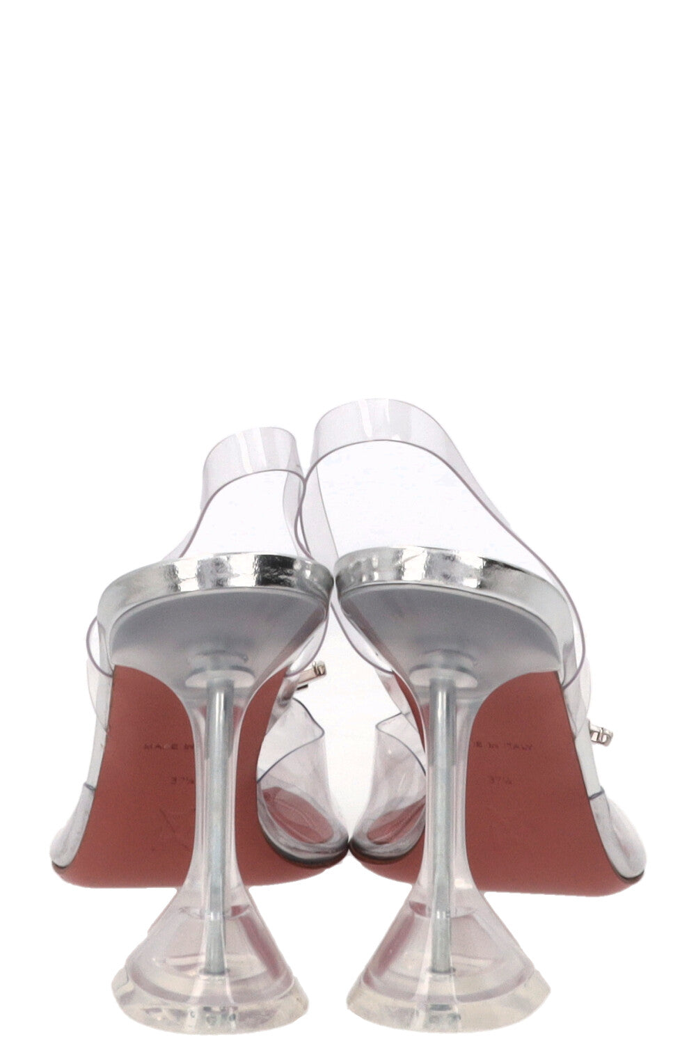 AMINA MUADDI Begum Crystal Heels PVC Transparent