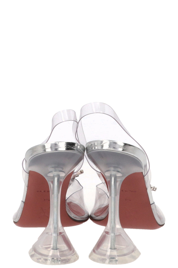 AMINA MUADDI Begum Crystal Heels PVC Transparent