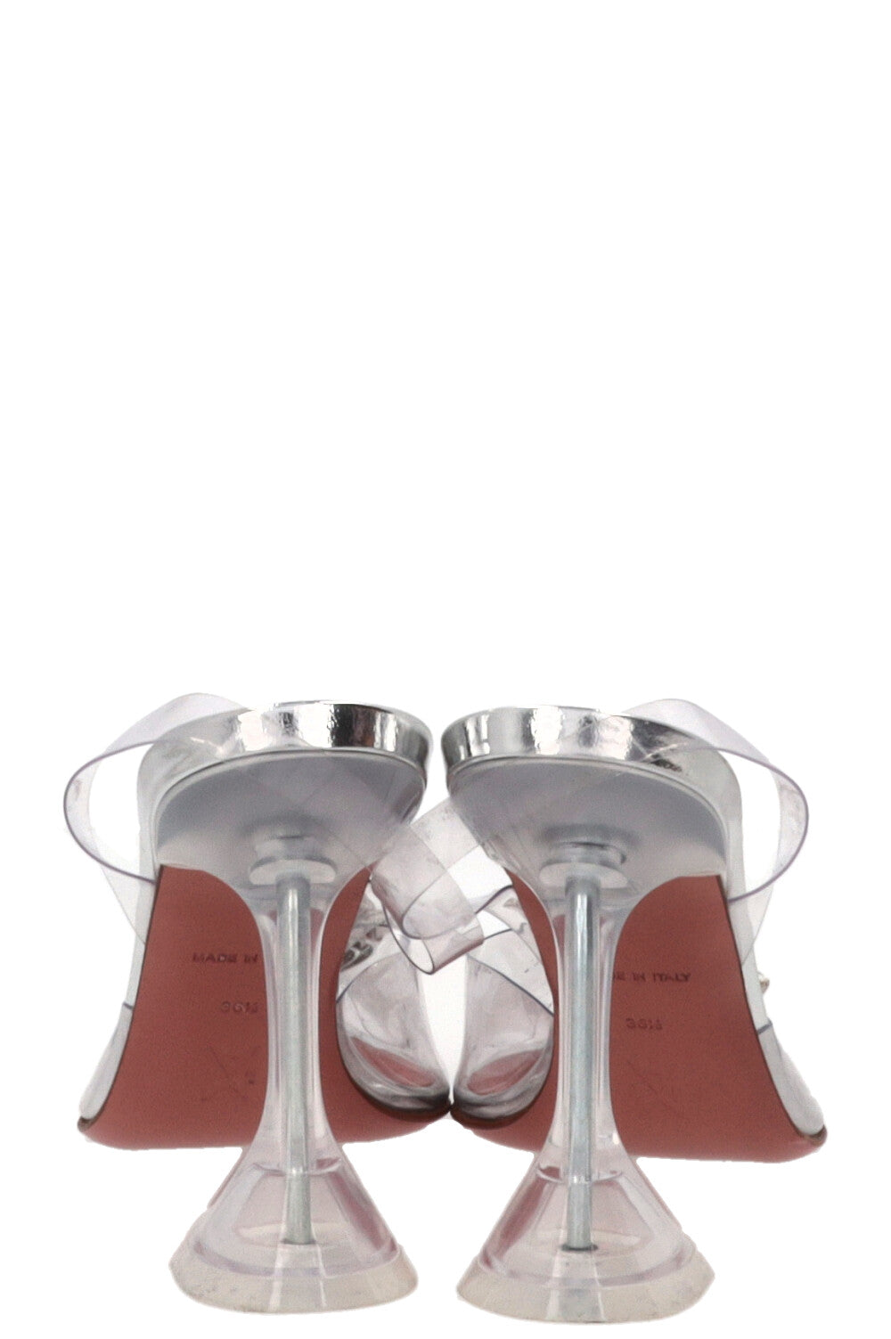 AMINA MUADDI Begum Glass Slingback Pumps PVC