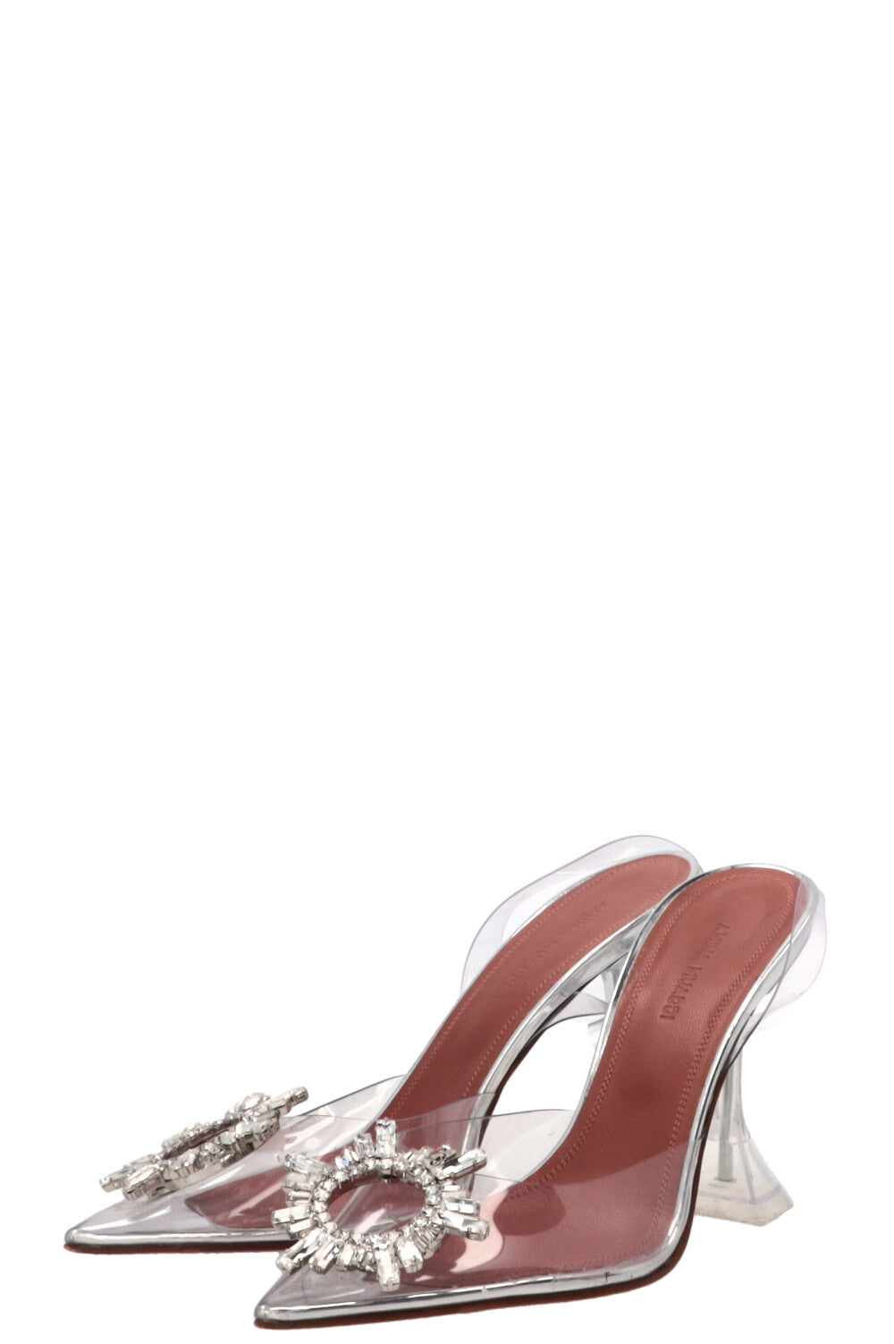 AMINA MUADDI Begum Glass Slingback Pumps PVC