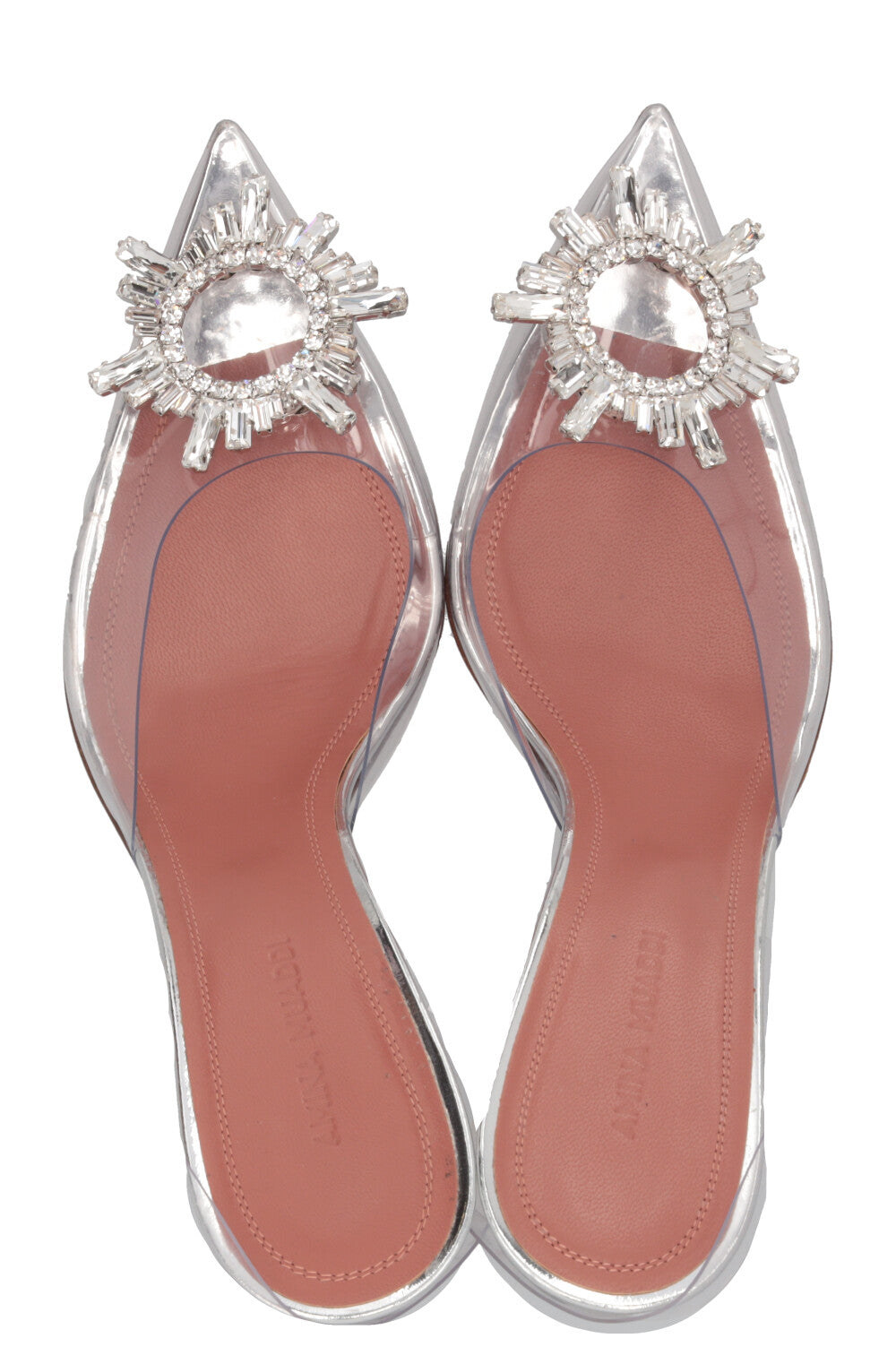 AMINA MUADDI Begum Glass Slingback Pumps PVC