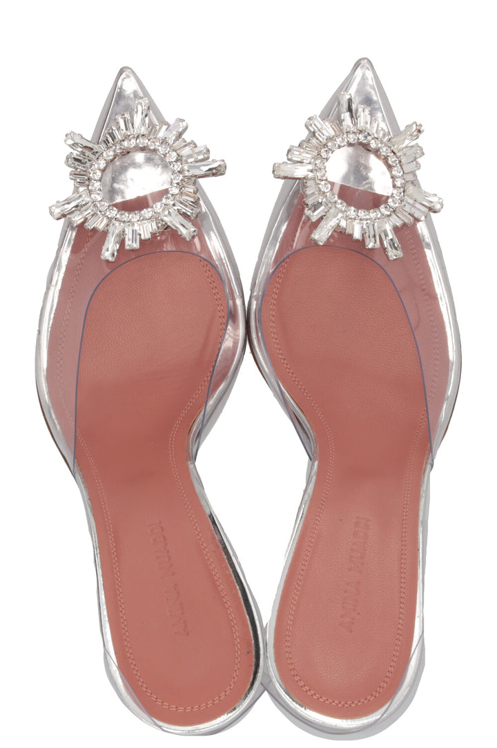 AMINA MUADDI Begum Glass Slingback Pumps PVC
