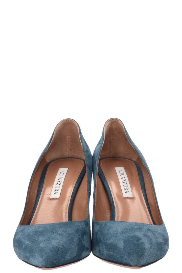 AQUAZZURA Purist Pumps Suede Blue