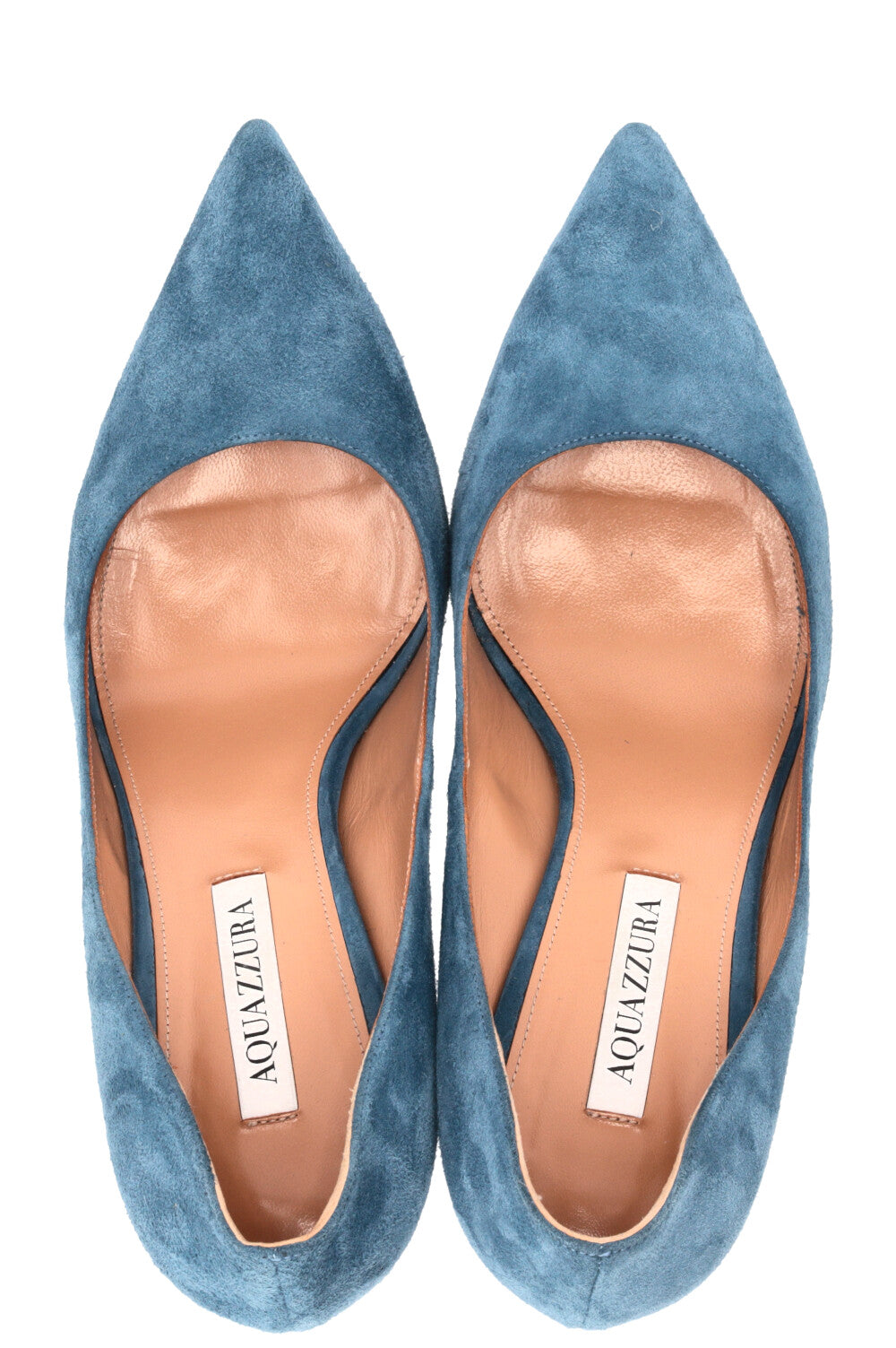 AQUAZZURA Purist Pumps Suede Blue