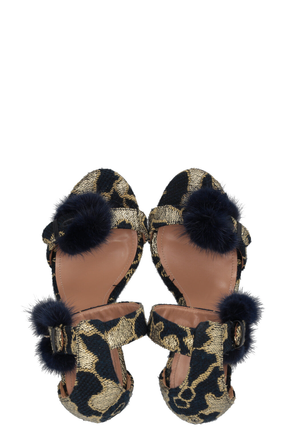 Sandales AQUAZZURA Sinatra 105 Mink Navy