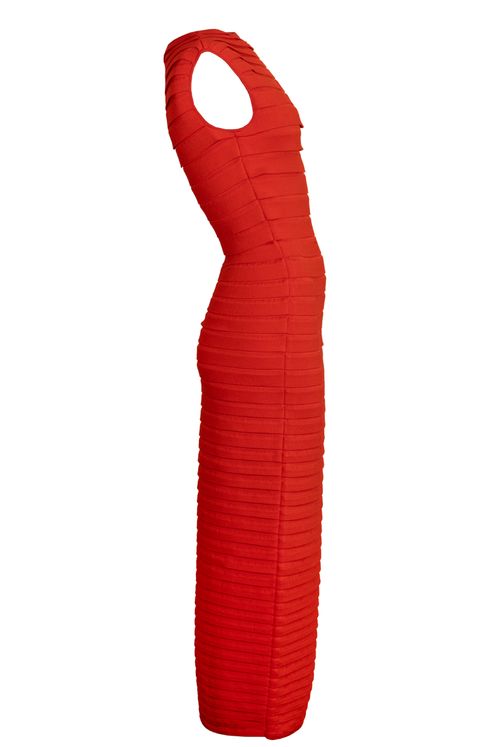 alaia tube sheer dress ALAÏA Tube Dress Sheer Red – REAWAKE