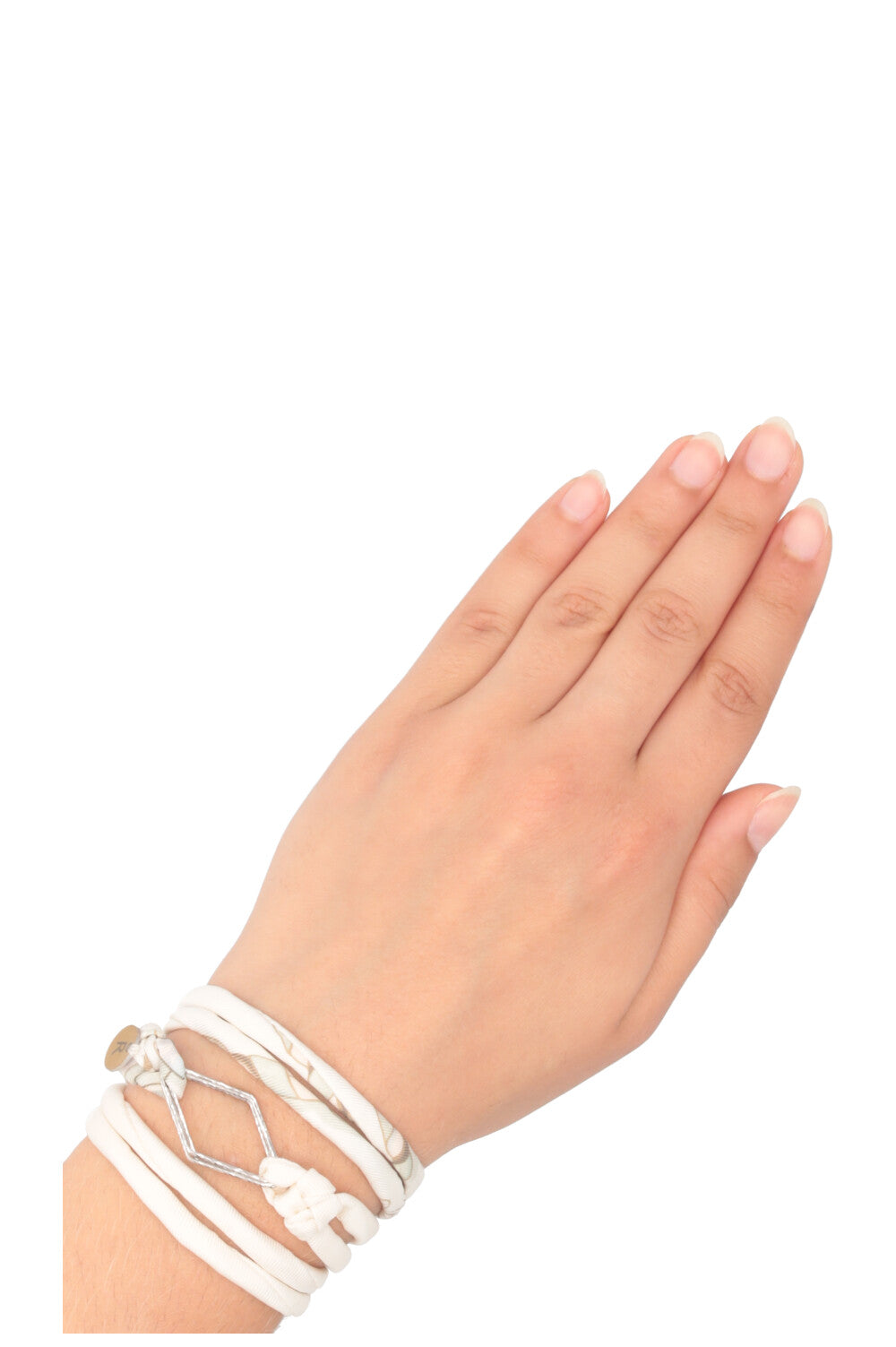 UNFOLD Hermès Silk Bracelet Silver