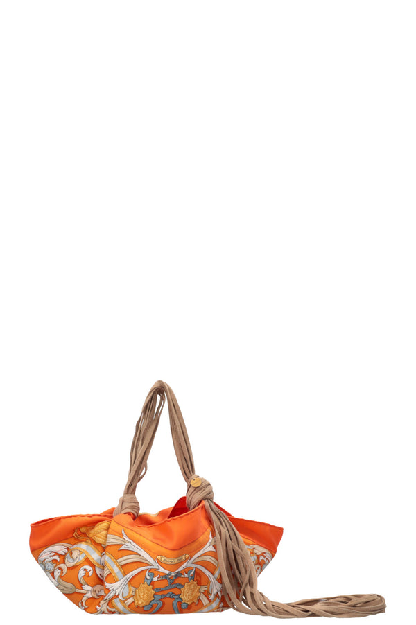 UNFOLD Hermès Silk Knot Bag Orange