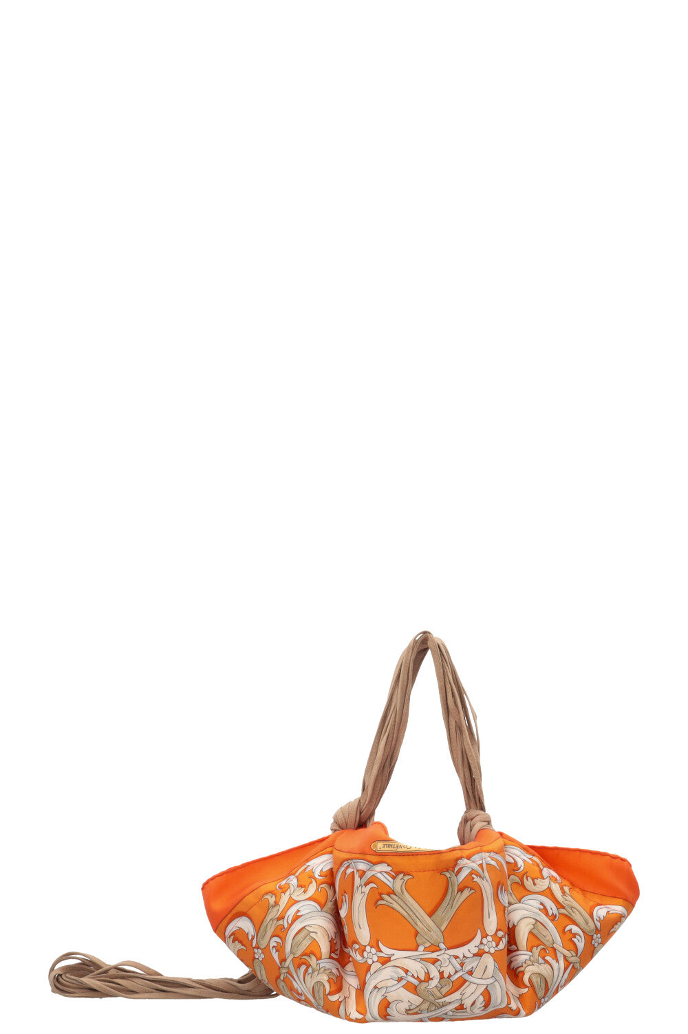 UNFOLD Hermès Silk Knot Bag Orange