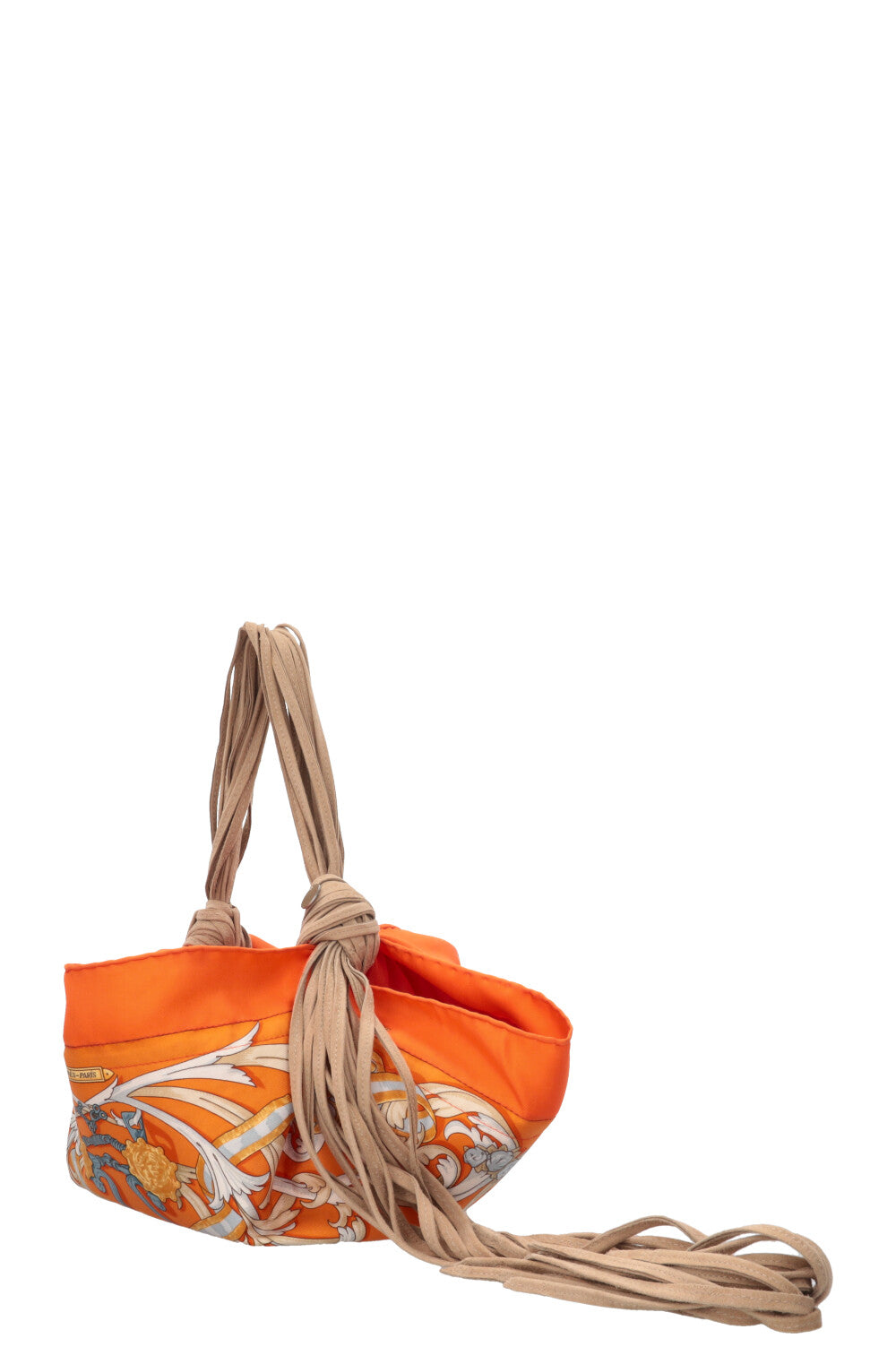 UNFOLD Hermès Silk Knot Bag Orange